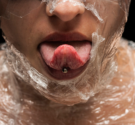 Barra para lengua en acero inoxidable